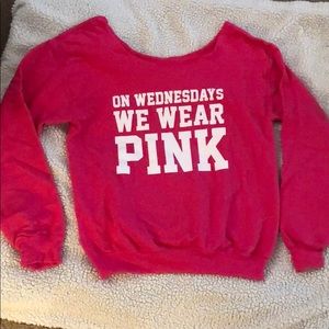 Mean Girls quote “On Wednesday’s we wear pink”